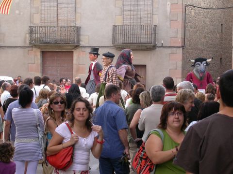 1 de Setembre de 2007 Gegants-carrer  Torà -  Ramon Sunyer