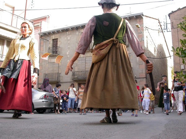 1 de Setembre de 2007 Gegants-carrer  Torà -  Ramon Sunyer