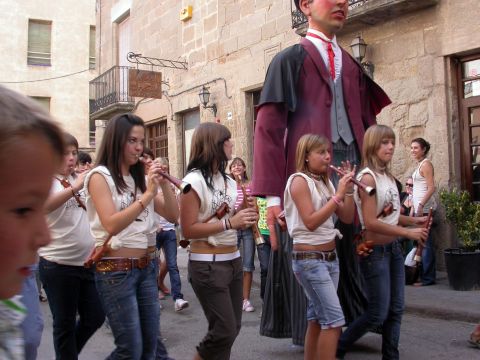 1 de Setembre de 2007 Gegants i les gralleres  Torà -  Ramon Sunyer