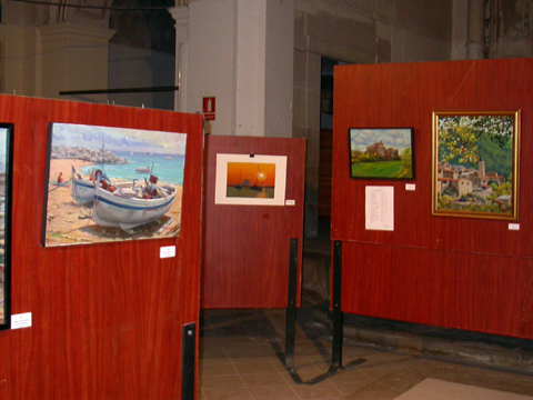 1 de Setembre de 2008 Exposició de Pintures de Joan Canos  Torà -  margarita bolea