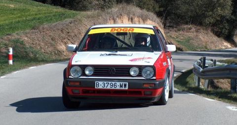 3 de Agost de 2008 Ferran Rossell i  Toni Padulles al seu primer rally  Avià -  JAZZINNOVATION