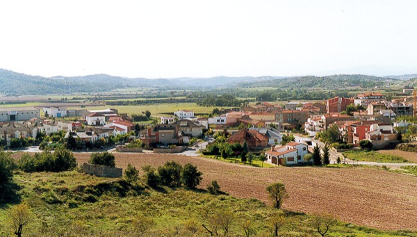 4 de Febrer de 2005 Vista dels xalets            Torà -  Ramon Sunyer