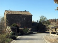 Torà: Una de les masies afectades per la segregació  ORIOL BOSCH