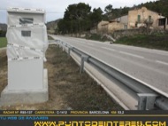 Torà: Radar situat a la sortida de Copons 
