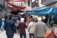 Torà: detall de la plaça del pati  Ramon Sunyer