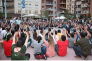 Lleida: Concentració a la plaça Ricard Vinyes 