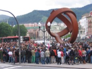 Bizkaia: Manifestació a Bizkaia 