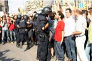 Barcelona: Aacaraments en el desallotjament 