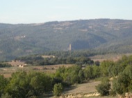 Sant Serni: Torre de Vallferosa des de sant Serni  Ramon Sunyer