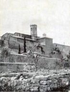 Torà: Postal antiga de la part del castell 