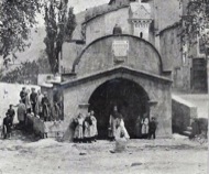 Torà: Postal antiga de la plaça de la Font 