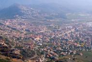 Vista de Berga des de Queralt