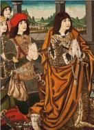 Pintura Miracle de la Mare de Déu del Roser i el cavaller de Colònia de Joanot de Pau