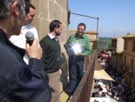 Toni Nadal rebent la Flor de Florejacs el 2009