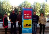 Presentació dels caps de llista de la CUP per Lleida