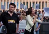 Els editors de la revista Cafè amb Llet, Albano Dante Fachin i Marta Sibina