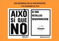 Manifest de DINCAT: Això sí que no, si ens retalleu desapareixem