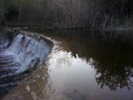 : Plou continuament. El Llanera baixa a l'ample a Fontanet  Xavier