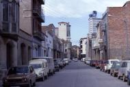 Torà: Vista de la ctra de Solsona amb la fàbrica de farina al fons  Ramon Sunyer