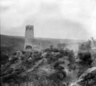 Vallferosa: La torre i el poble de Vallferosa des dels afores  Cèsar August Torras