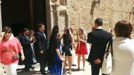Torà: sortida de l'església  Ramon Sunyer