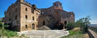 Ribelles: vista del castell i l'església  Ramon Sunyer