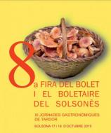 Solsona: cartell 8a Fira del Bolet i el Boletaire del Solsonès  Solsonès Fires