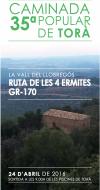 35a Caminada Popular de Torà: Ruta de les 4 ermites