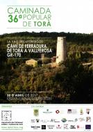 Cartell 36a Caminada Popular de Torà