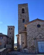 Bergús: Torre del mas la Garriga i l'església de sant Joan  Ramon Sunyer
