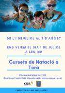 Cursets de natació Torà estiu 2019