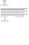 Anunci sobre la subvenció rebuda de la Diputació de Lleida per la convocatòria del Pla d’Arrendaments i Subministraments de la Diputació de Lleida, anualitat 2019