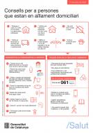Consells per a persones que estan en aïllament domiciliari