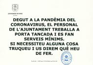 Serveis mínims a l'Ajuntament