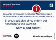 Mossos d'esquadra 'avís al veïnatge confinament segur'