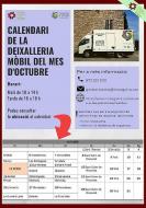 Calendari deixalleria mòbil juliol a Torà