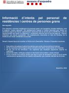 Avís per estafa amb la vacuna del coronavirus a residències de gent gran