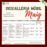 Calendari deixalleria mòbil maig a Torà