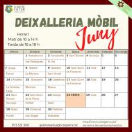 Calendari deixalleria mòbil juny a Torà