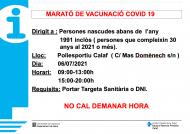 Marató Vacunació Covid 19