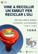 Campanya per a reciclar l'oli de cuina