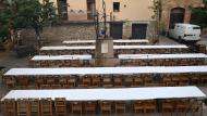 Torà: Revetlla a la plaça de la Font  Ramon Sunyer