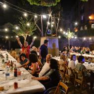 Torà: Revetlla a la plaça de la Font  Ramon Sunyer