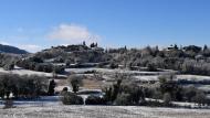 Prades de la Molsosa: vista del poble nevat  Ramon Sunyer