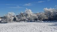 Prades de la Molsosa: paisatge nevat  Ramon Sunyer