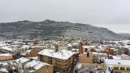 Torà: vista aèria nevada  Ramon Sunyer