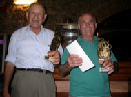 Torà: J. Aynés i J. Noguera, d'Enfesta i Biosca, reben el premi de campions  Ramon Sunyer
