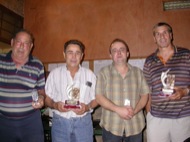 Torà: esquerra a dreta, Félix í€rias ,sostcampió,Fructuós Gené ,campió, Josep Soler ,sostcampió,Josep Viladrich ,campió  ramon sunyer