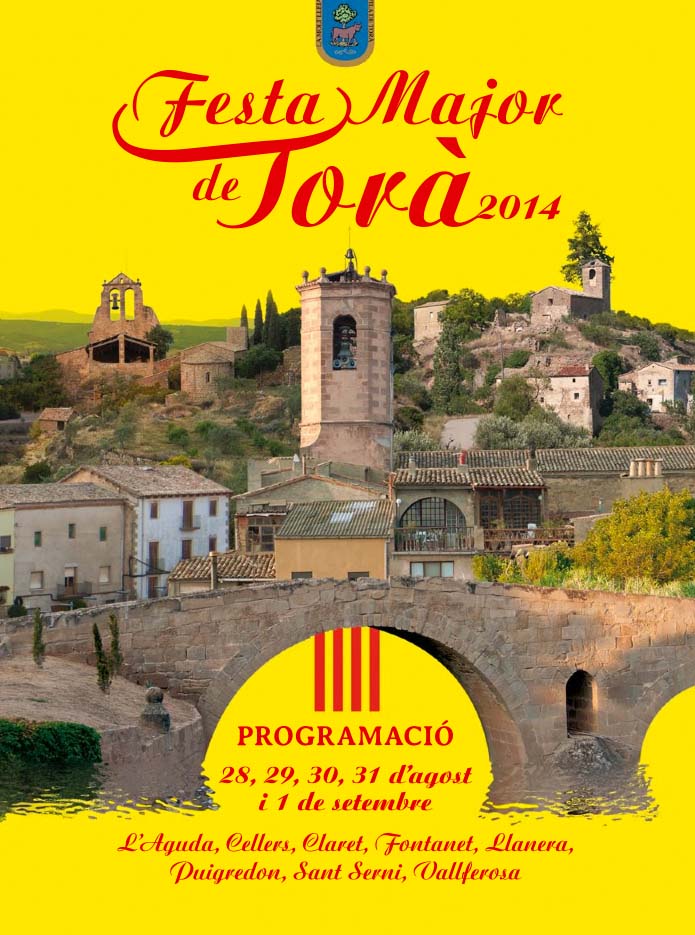 cartell festa major Torà 2014