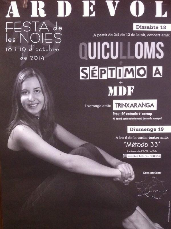 cartell Festa de les Noies